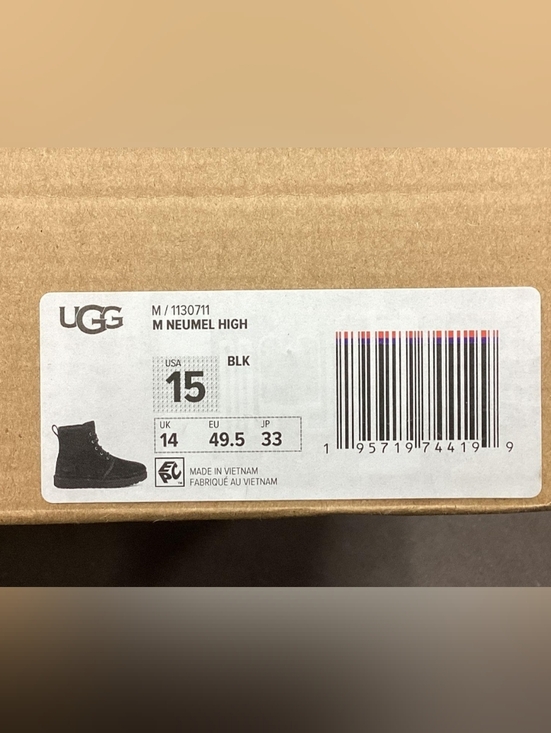 UGG Neumel High \'Black\'

 Men\'s Suede Chukka Lace-Up Boots Size 15 NIB main image 8
